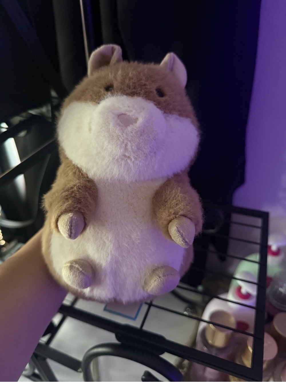 Jellycat Brown and White Plush Hamster - Picture 5 of 6